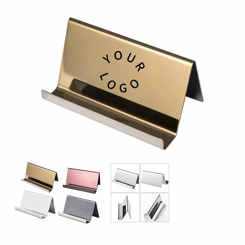 Professional Metal Card Holder for Desk Organization