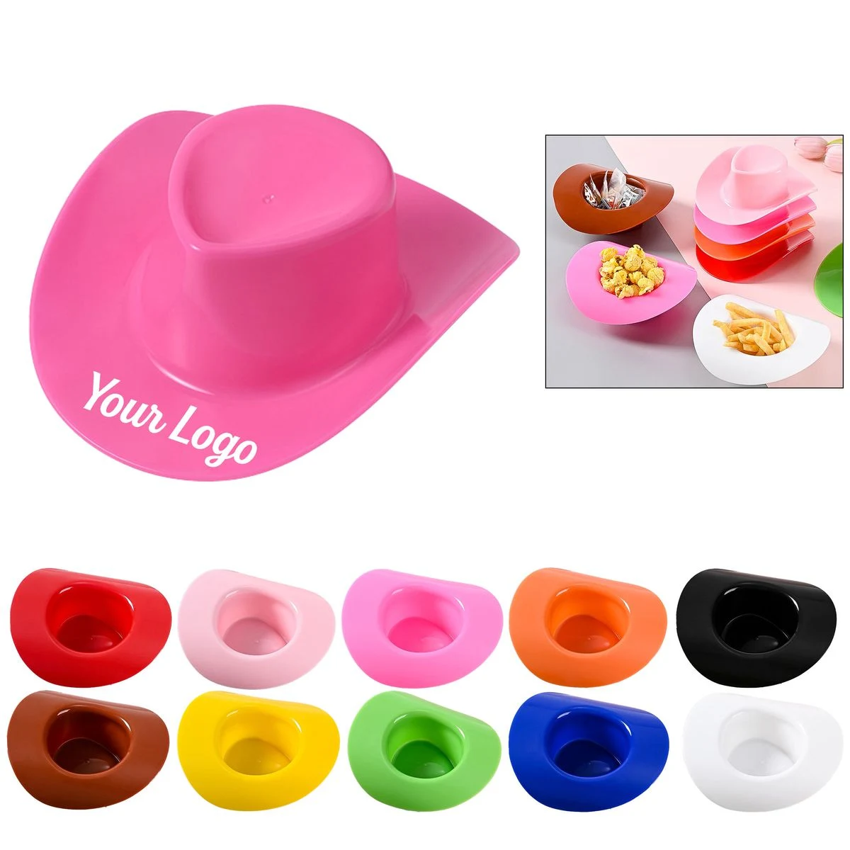 Western Cowboy Hat Snack Bowl 1