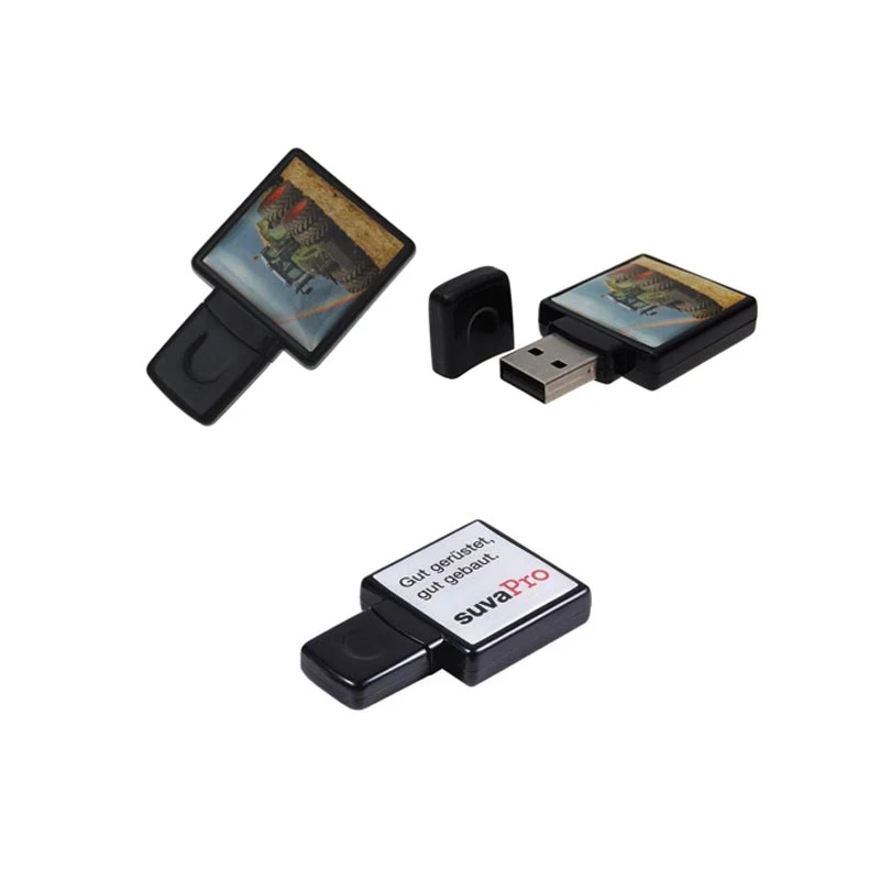 Square Epoxy Dome USB Flash Drive 1
