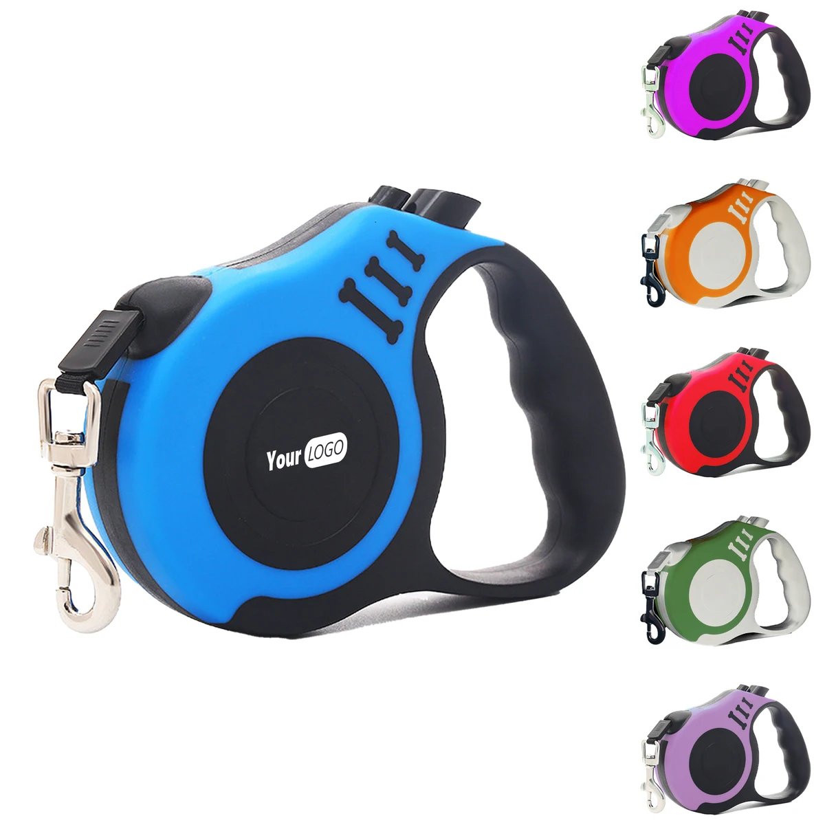Plastic Durable And Customizable Retractable Pet Leash 1
