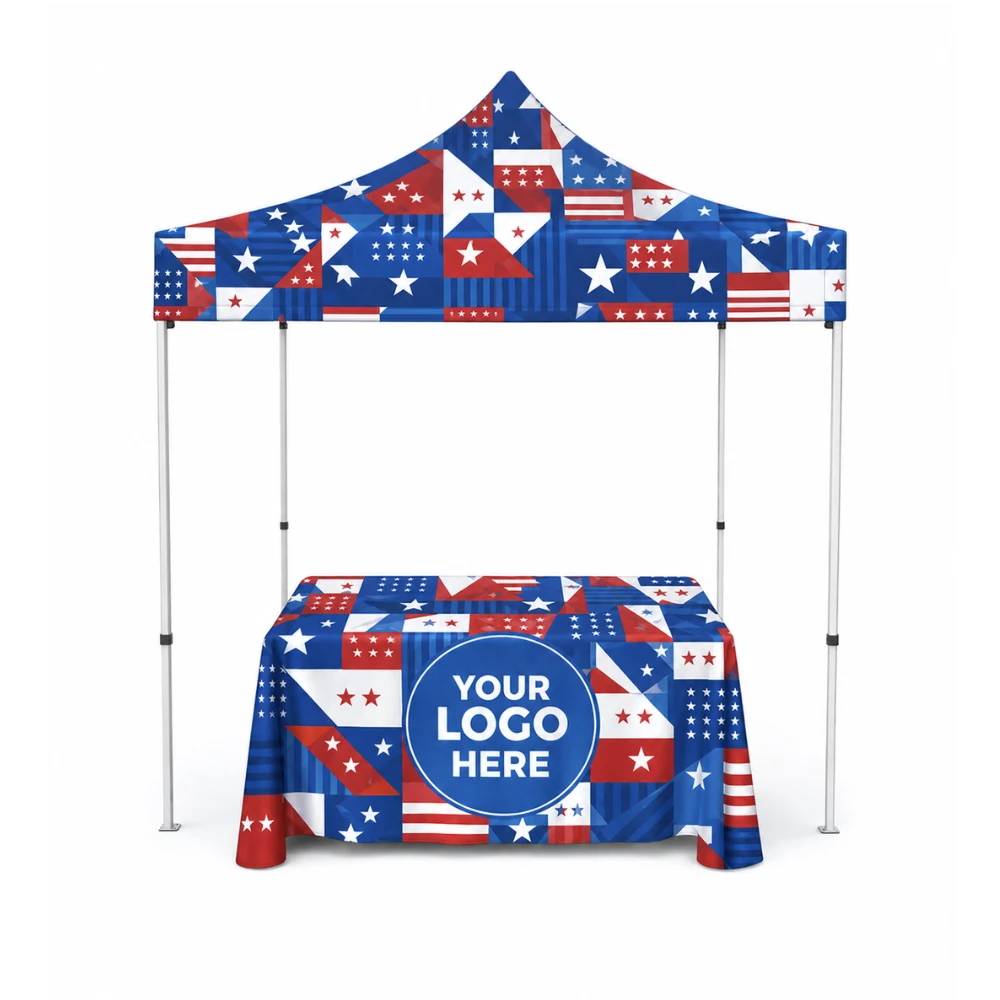 10'x10' Tent & 6' Table Cover 1