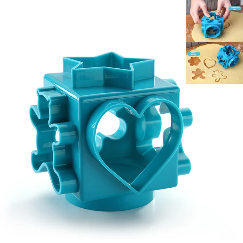 6 in 1 Cartoon Shape Cookie Mold 1