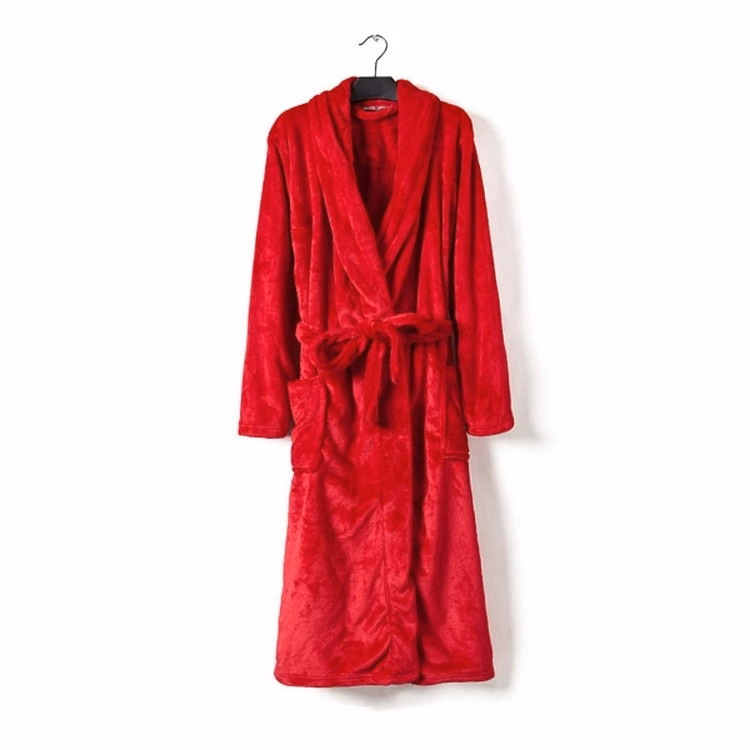 Coral Fleece Bathrobe