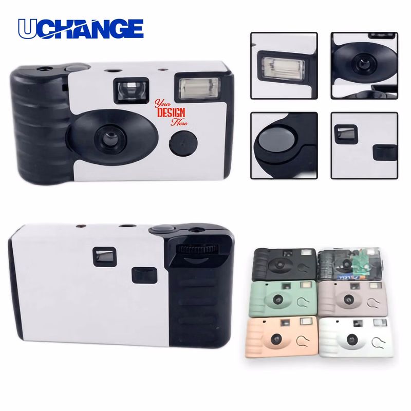 Disposable Retro Film Camera with Flash