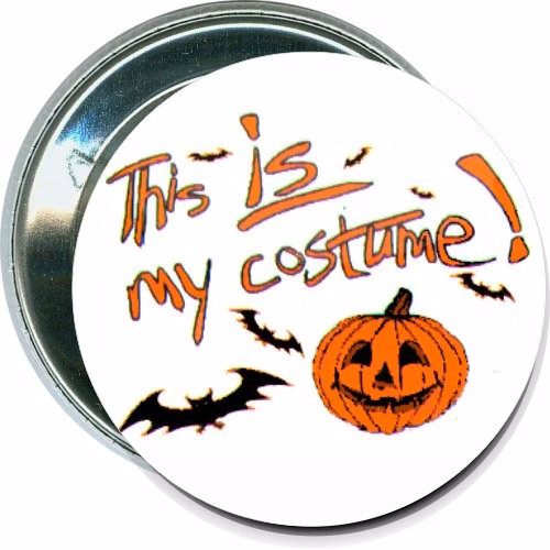 This is my costume, Halloween Button