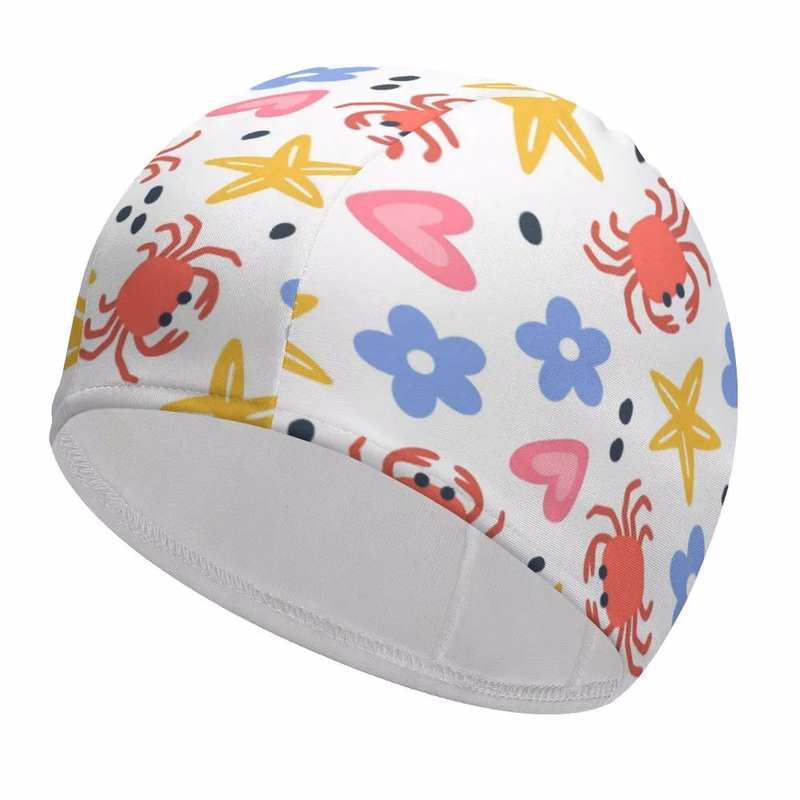 Polyester Spandex Swim Cap