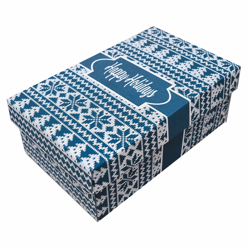10" x 6" x 4" - E Flute Two Piece Box