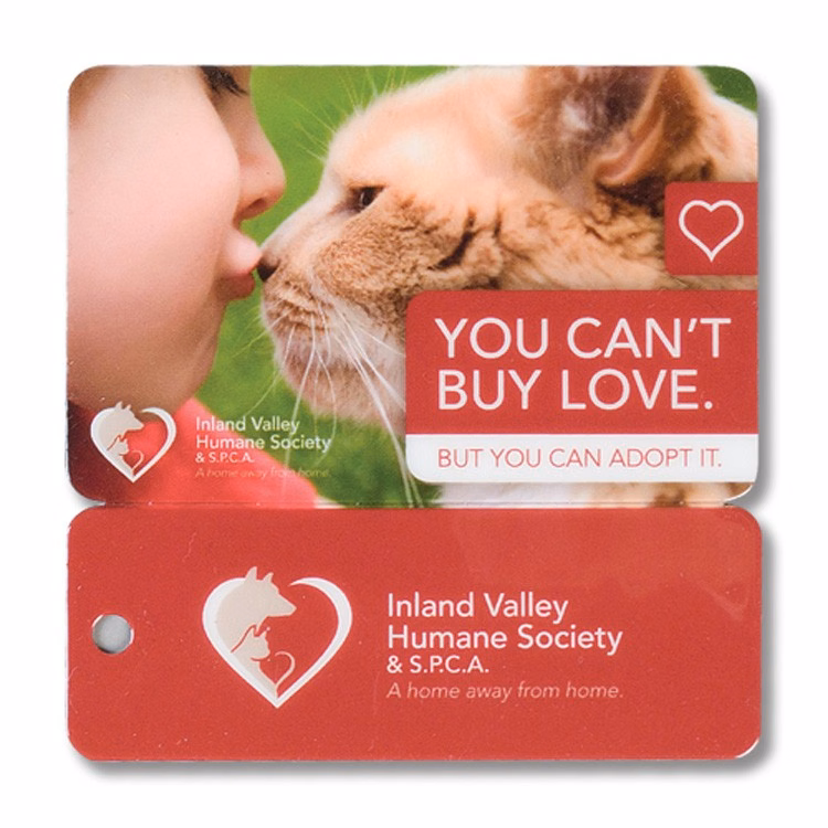 Laminated Membership Card with Key Tag