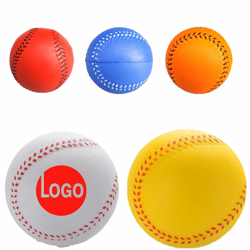 PU Baseball Bouncy Ball Stress Reliever