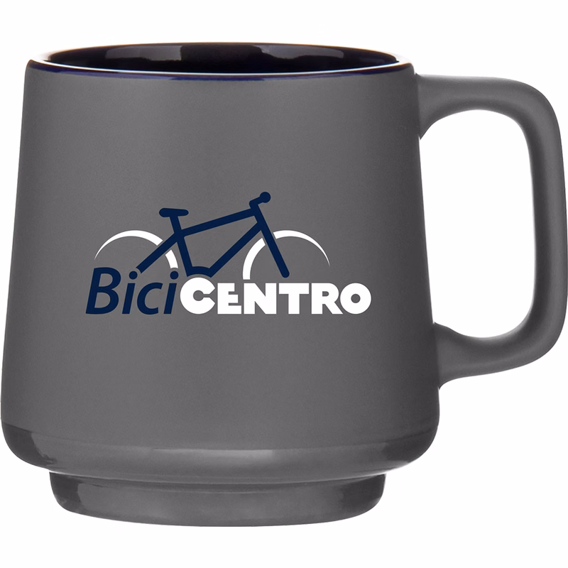 12 oz windsor mug - matte gray