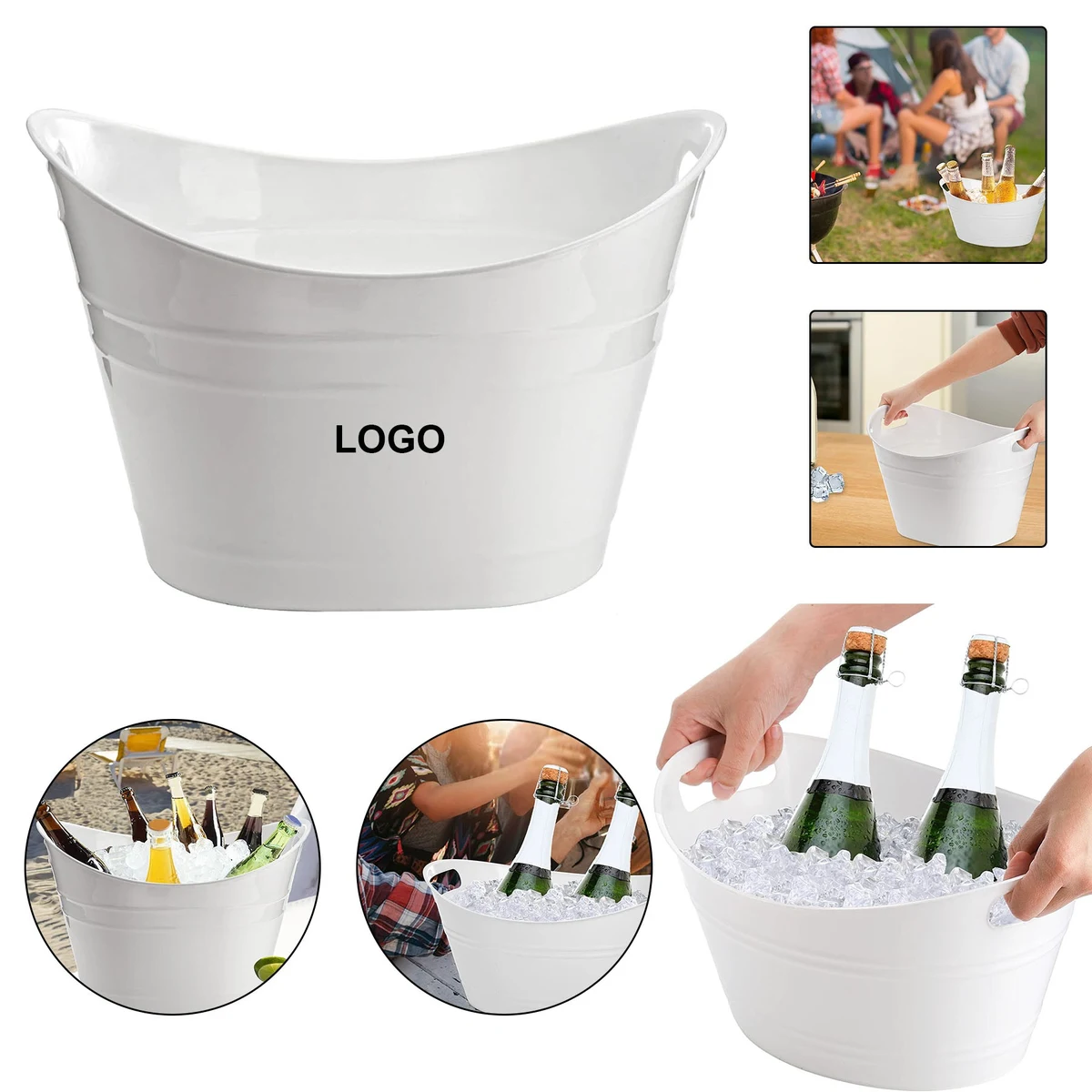 12L Plastic Ice Bucket 1