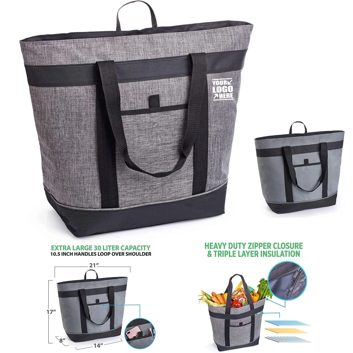 Insulated Cooler Bag for Travel Beach Sports 1