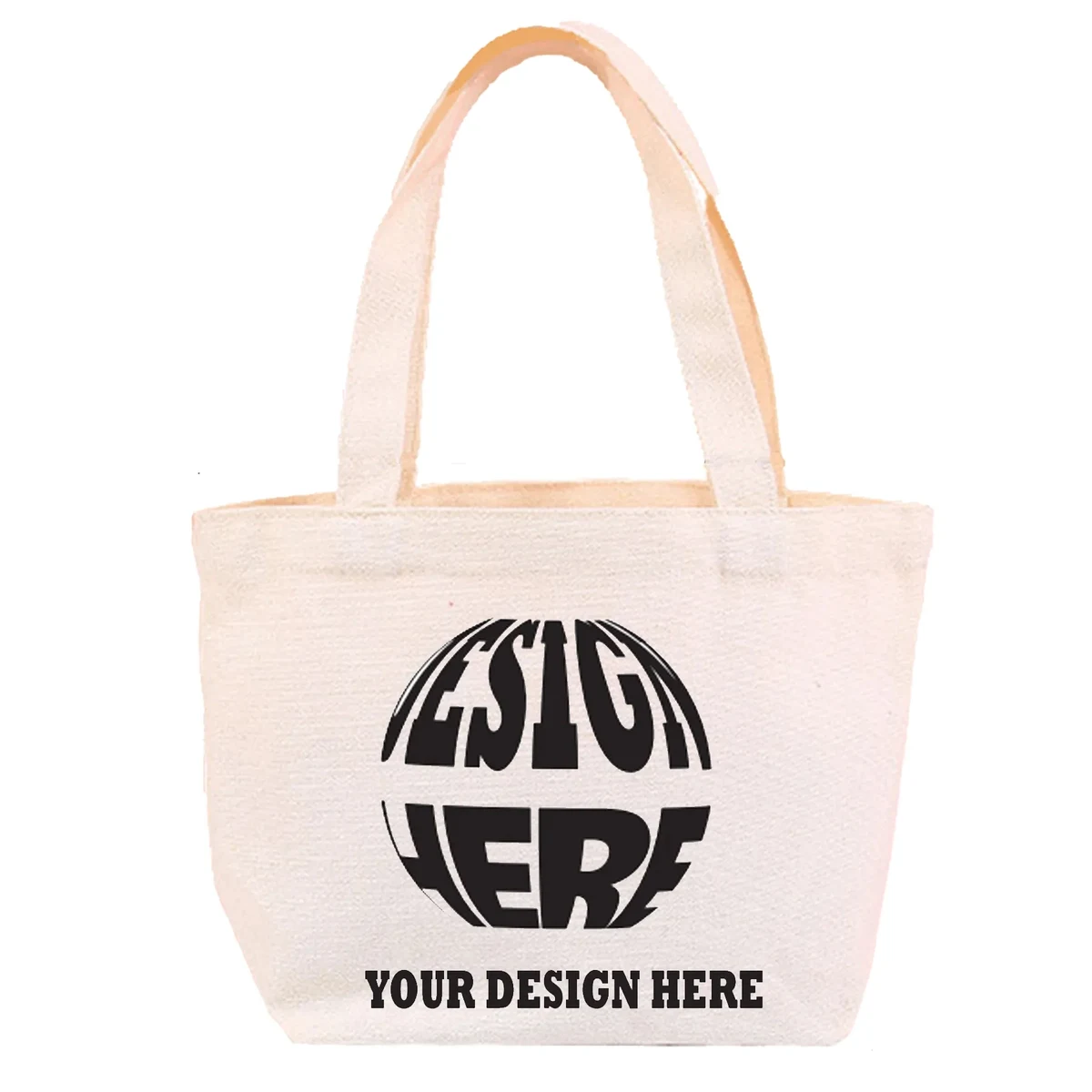 12 OZ Cotton Canvas Grocery Tote Bag 1
