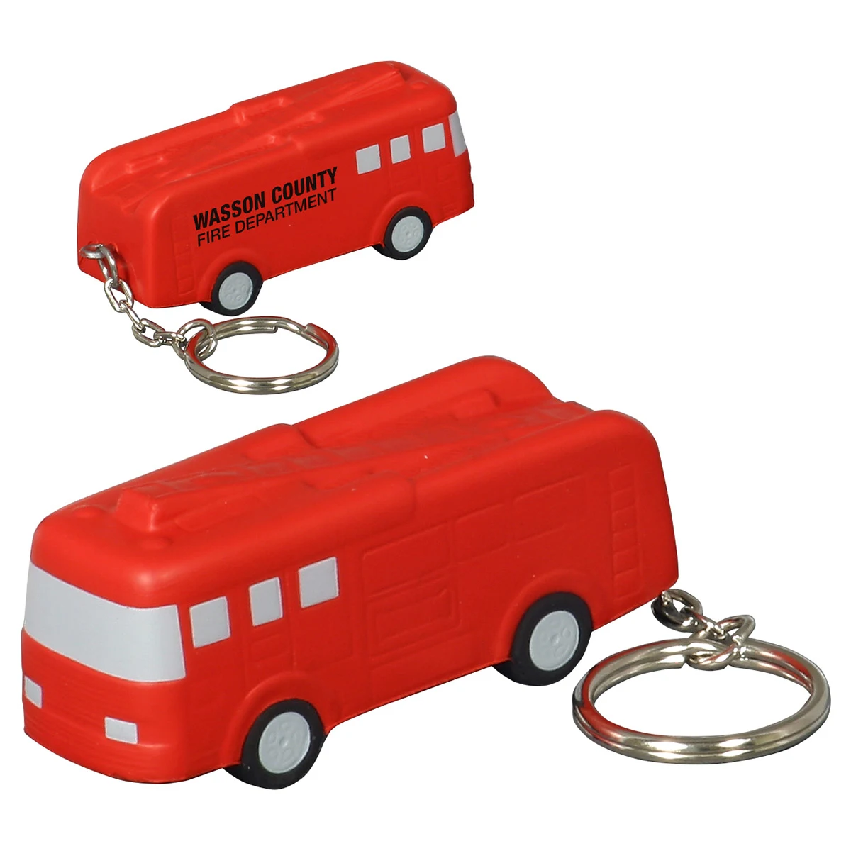 Fire Truck Stress Reliever Key Chain 1