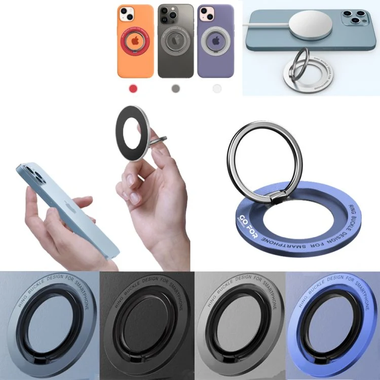 Flexible 360 Rotation Magnet Finger Ring Holder 1