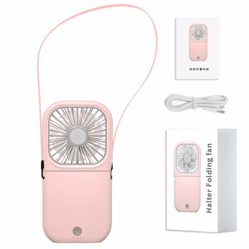 Handheld USB Power Bank Folding Fan