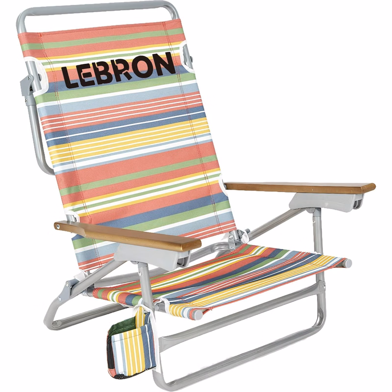 Folding Reclining Chair w/ Cooler Bag