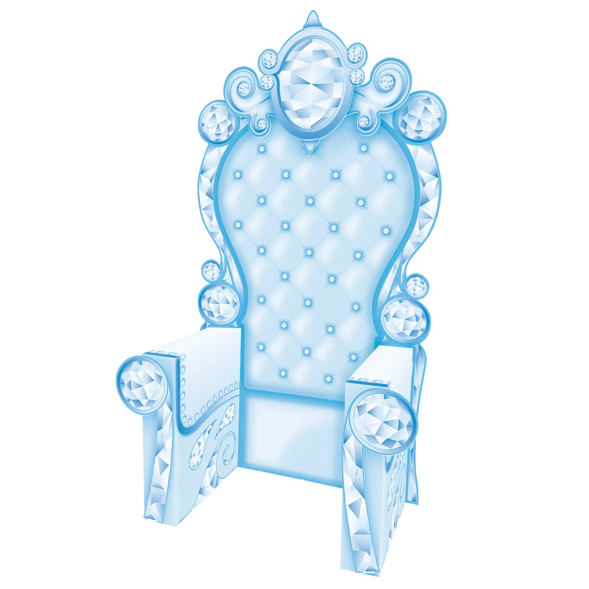 3-D Winter Wonderland Ice Crystal Throne Prop 1