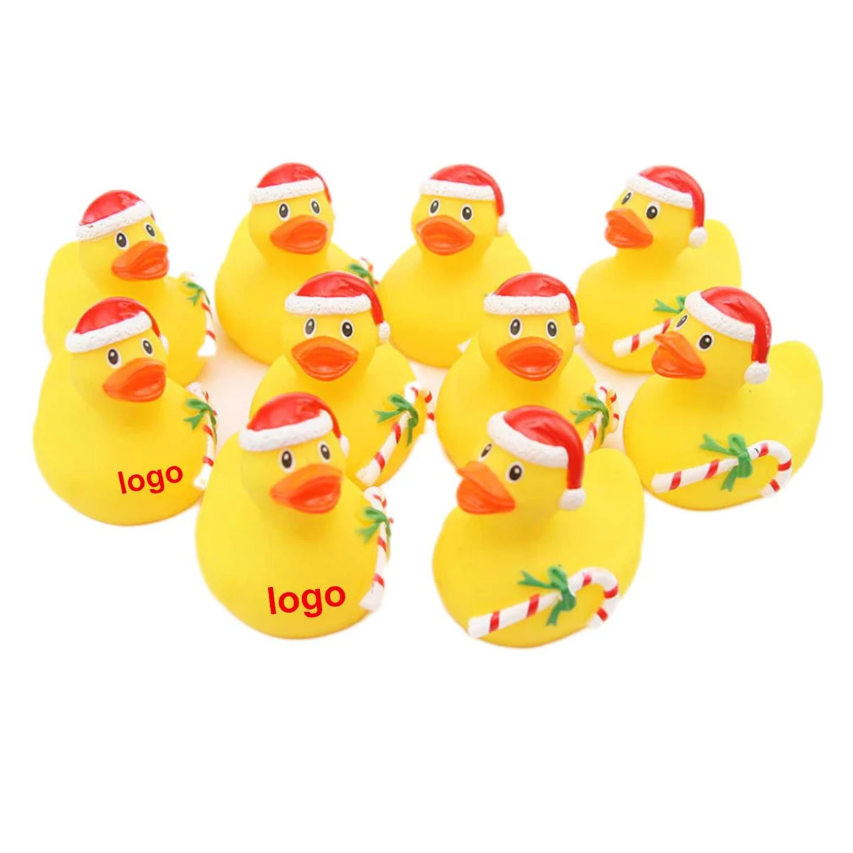 Rubber Duck with Candy Cane 1