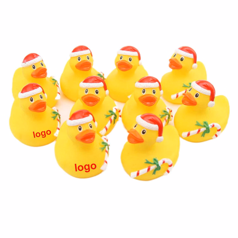 Rubber Duck with Candy Cane