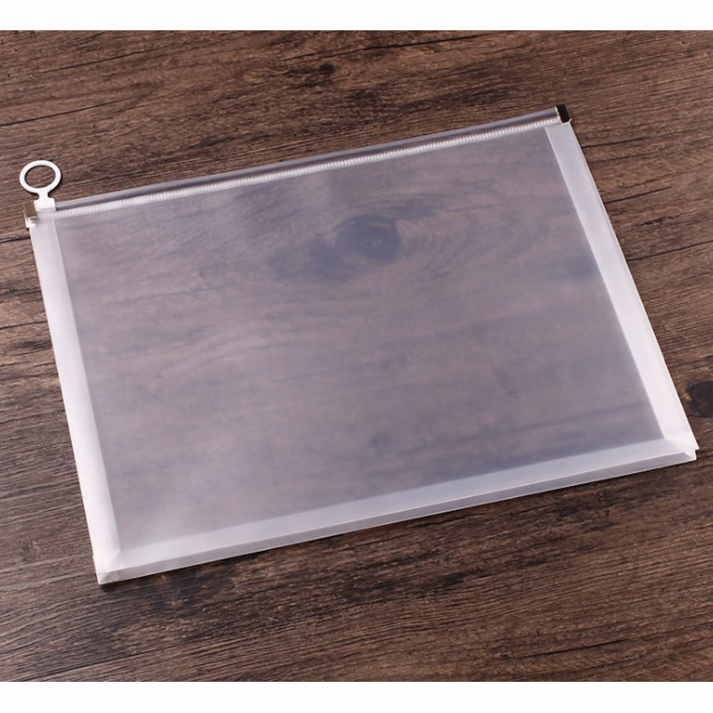 PP Zipper Closure File Bag