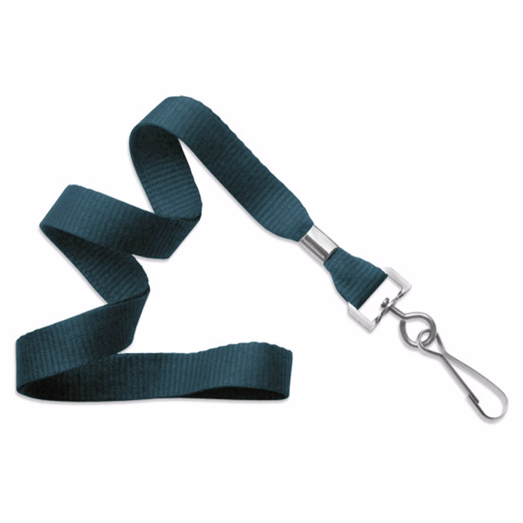 5/8" Blank Lanyard with Swivel J-Hook