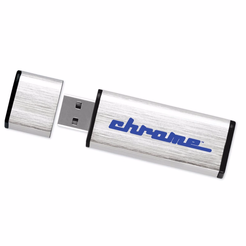 1 GB 2.0 Metallic Drive USB