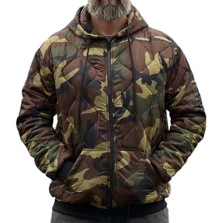 Tactical Poncho Liner Full Zip Hoodie 1