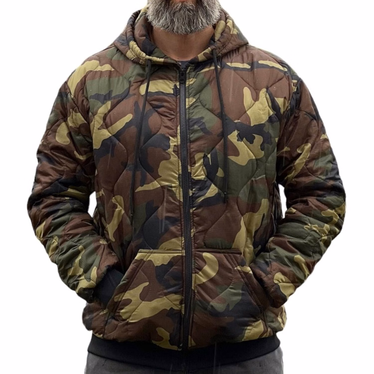 Tactical Poncho Liner Full Zip Hoodie