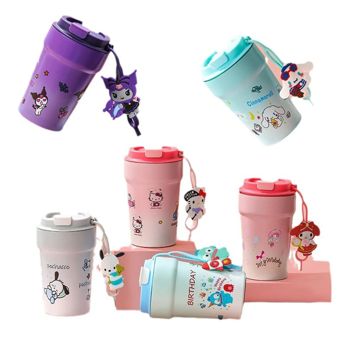 13 Oz. Stainless Steel Insulation Cartoon Coffee Cup 1