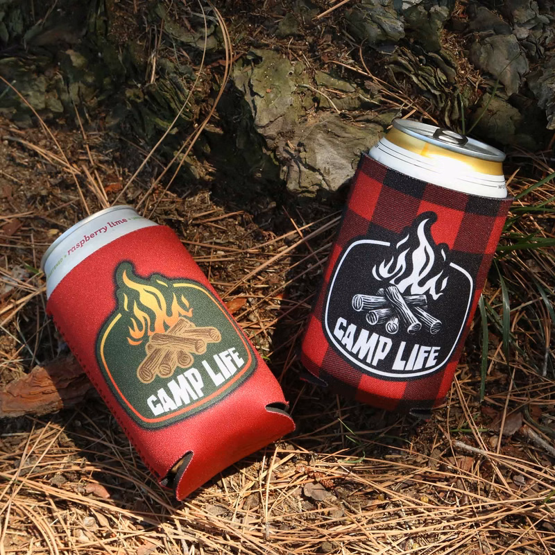 Overseas Direct Full Color Reversible Neoprene Can Cooler