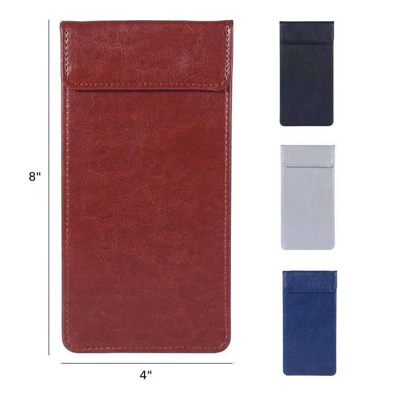 PU Leather Magnetic Menu Clipboard(4" x 8") 1