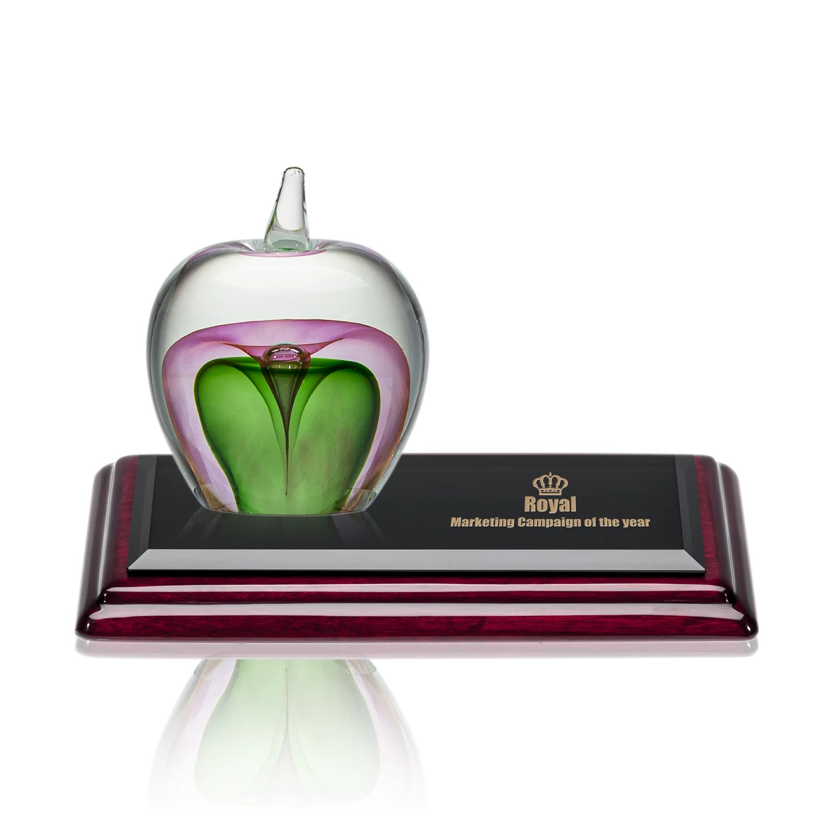 Tate Apple Award on Rosewood Base 1