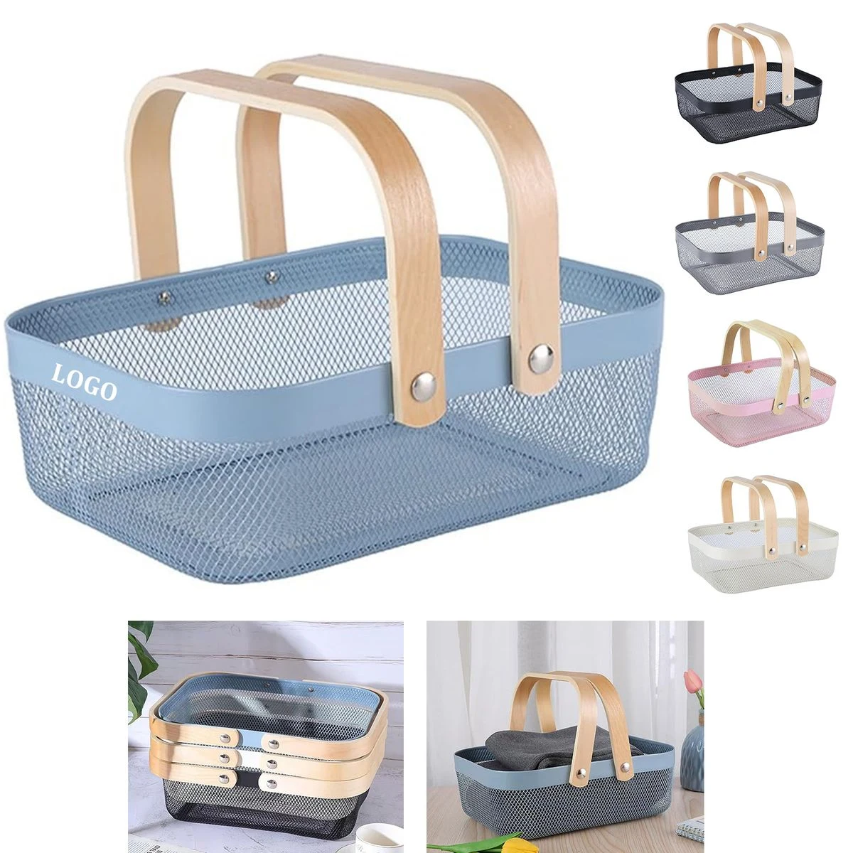 Metal Mesh Steel Basket 1