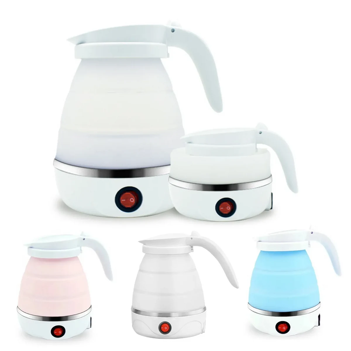 Portable Food Grade Silicone Foldable Electric Bottle 1