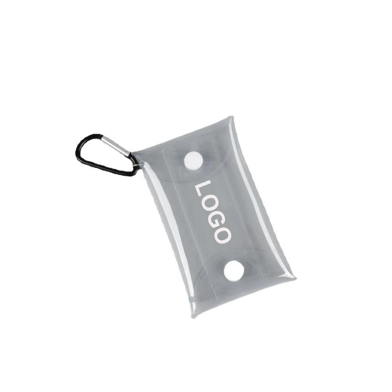 Personal Travel Kit Clear Waterproof Pouch w/Carabiner 1