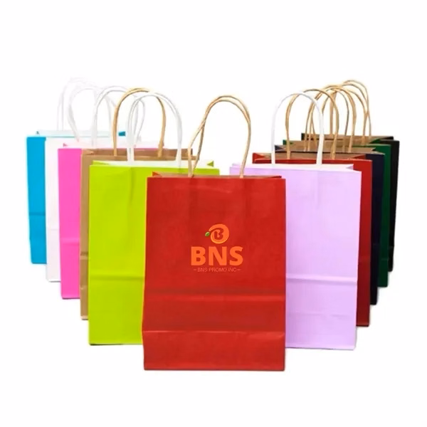 Eco-Friendly Kraft Paper Gift Bags with Handles