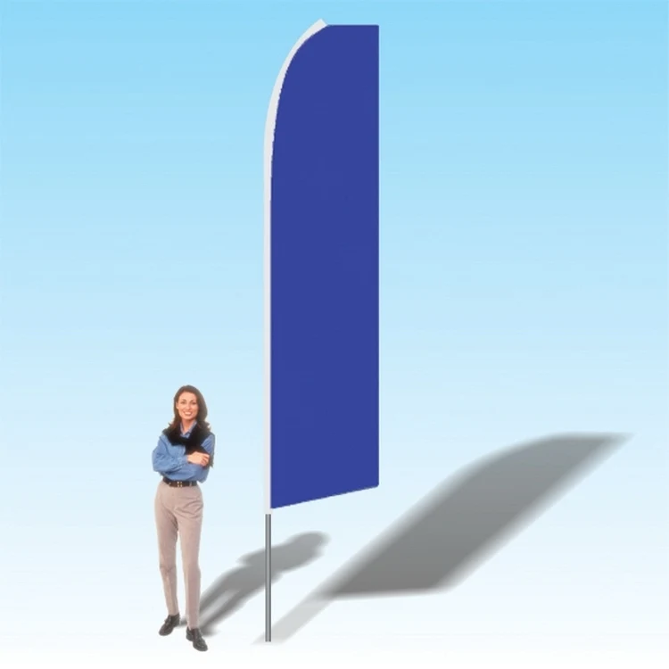 15FT Blue Advertising Banner Flag 1