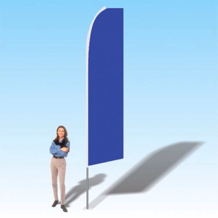 15FT Blue Advertising Banner Flag