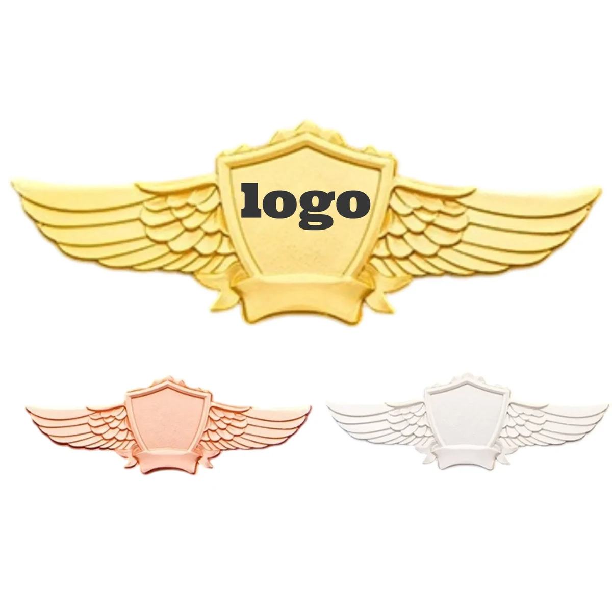 Winged Shield - Shaped Badge for Branding Events 1