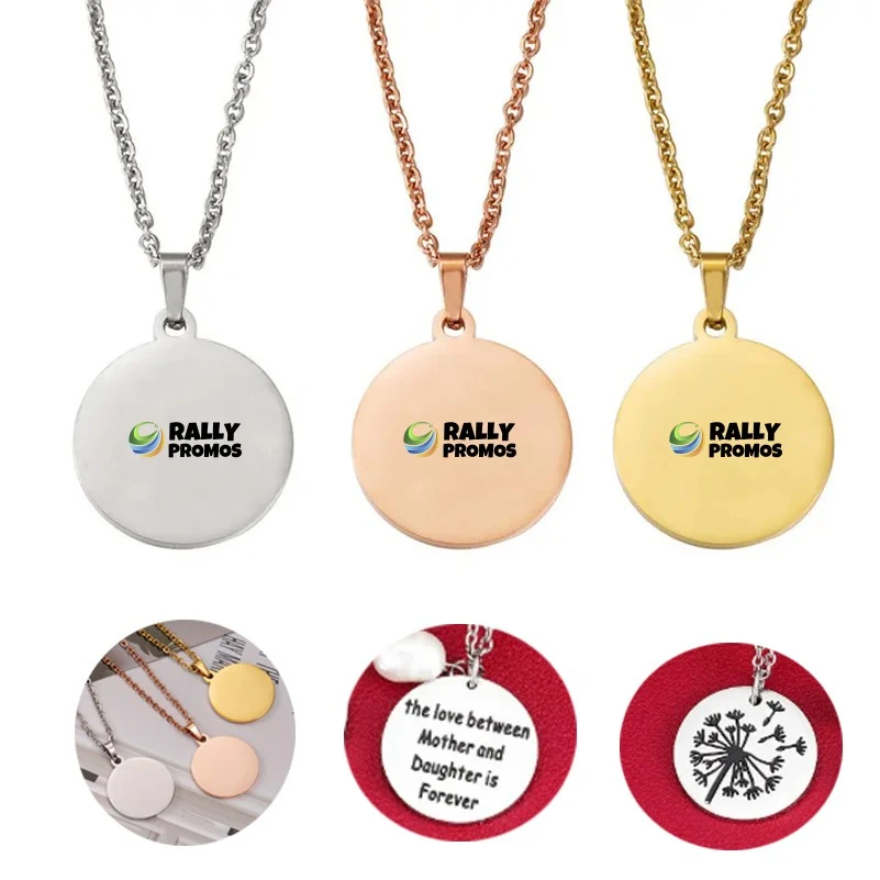 Custom Engraving Blank Stainless Steel Necklace 1