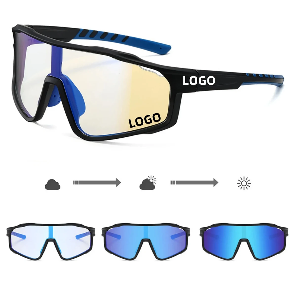Outdoor Photochromic Sports Sunglasses 1