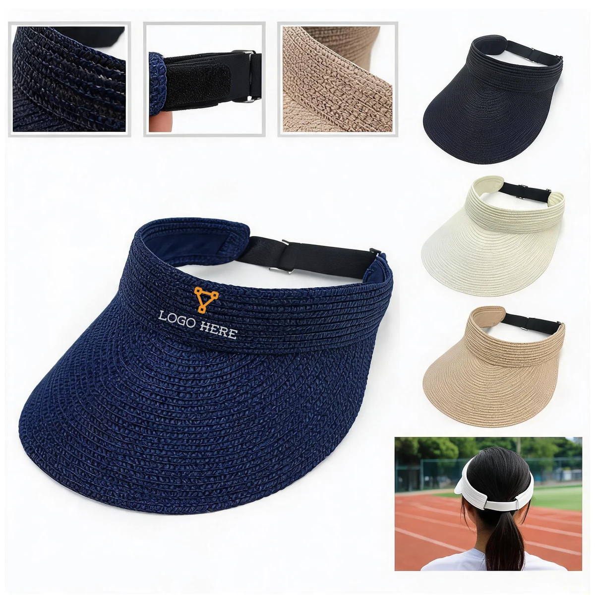 SunFold Straw Hat 1