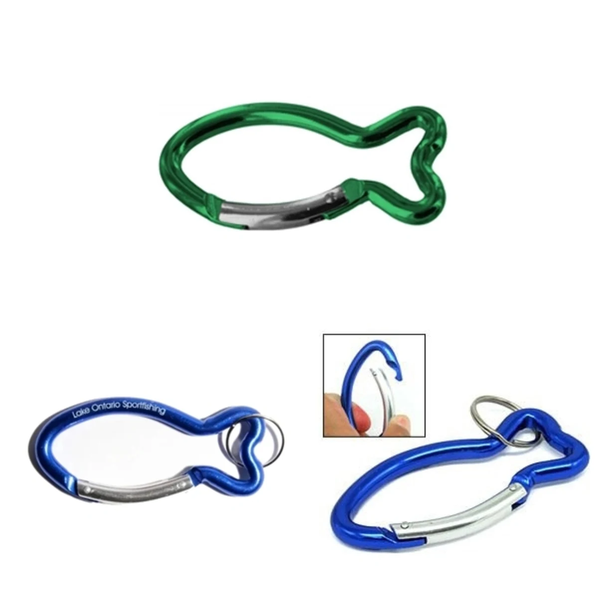 Fish Shaped Mini Carabiner Clips for Hanging 1