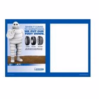 Customizable Magnetic Lift Top Window Counter Mat Premium Non-Skid Backing (11"x17"x1/8")