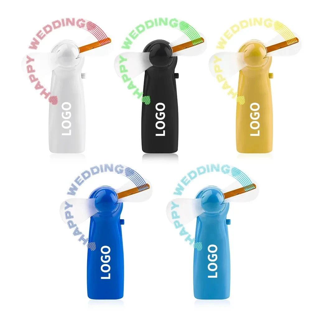 Flashing mini Fan With LED Logo 1