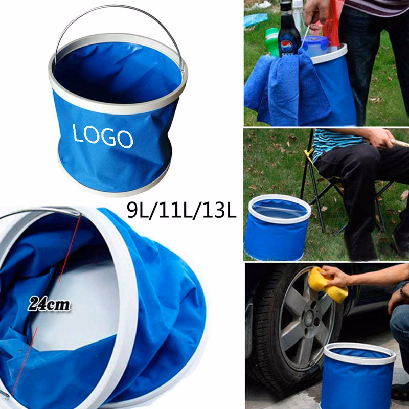 600D Oxford Portable Folding Water Bucket Cleaning Pail