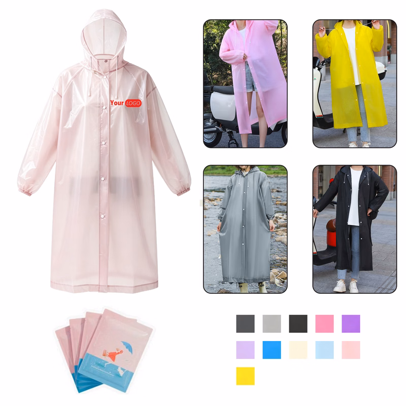 Disposable Waterproof Long Adult Rain Poncho