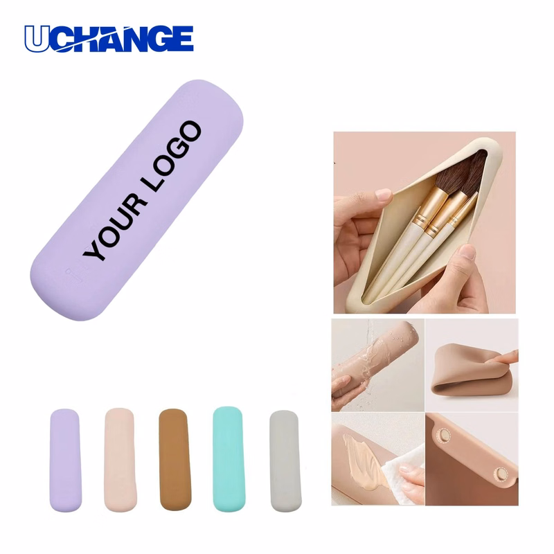 Waterproof Silicone Makeup Tool Organizer Case