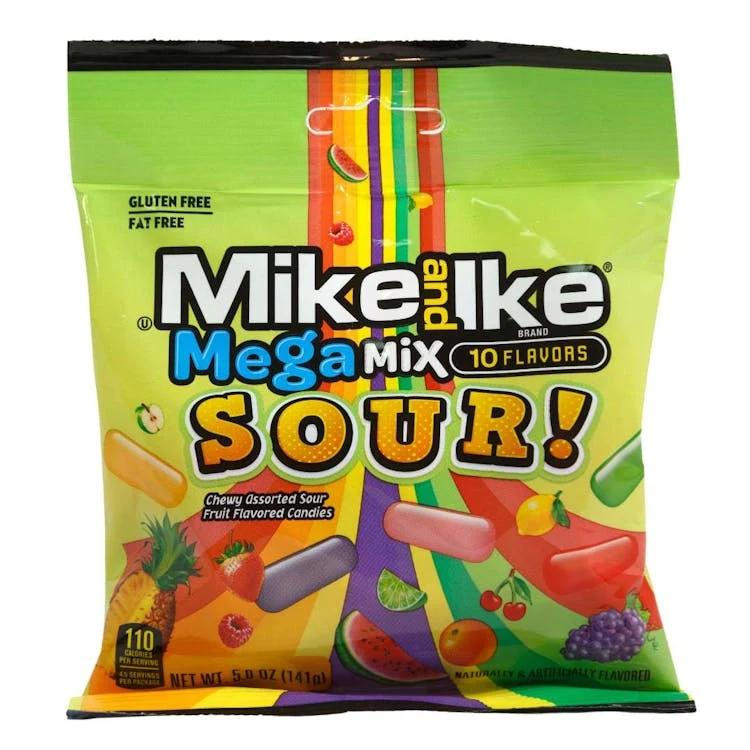 Mike & Ike Mega Mix Sour - 5 oz 1